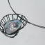 H 12 - Necklace: oxidized silver, mother-of-pearl